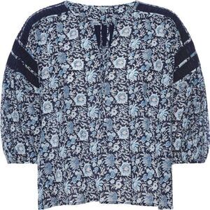 St. Roche NWT Hyperion Top in Navy Floral Size 4